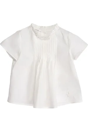 Etro Pleated cotton poplin blouse