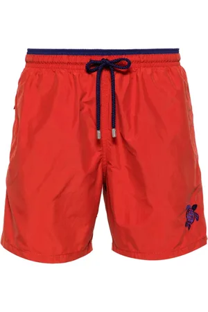 Vilebrequin Moka turtle-embroidered swim shorts