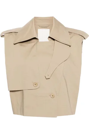JNBY Double-breasted trench vest