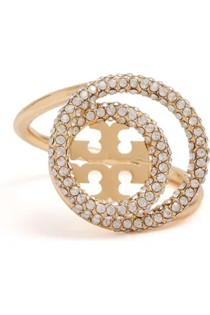Tory Burch Miller crystal-embellished ring