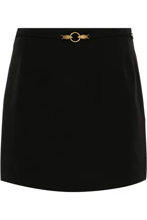 Roberto Cavalli Logo-engraved mini skirt