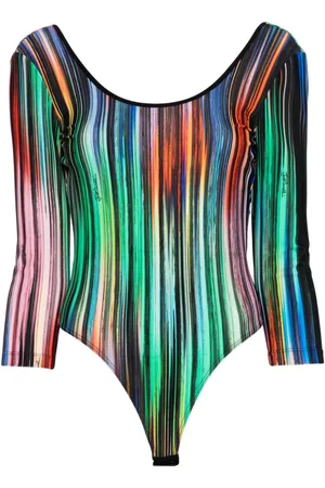 Roberto Cavalli Ikat-print bodysuit