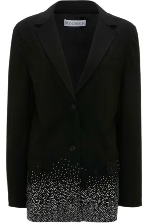 J.W.Anderson Crystal-embellished single-breasted blazer