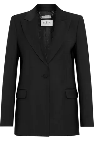 Philipp Plein Skull crystal-embellished blazer