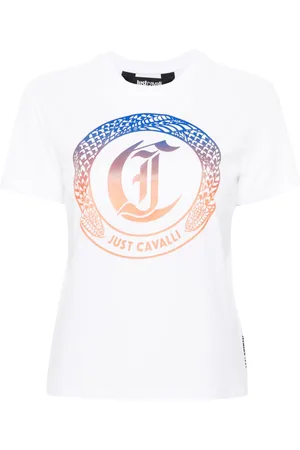 Roberto Cavalli Logo-print cotton T-shirt