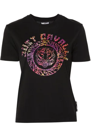 Roberto Cavalli Logo-print cotton T-shirt