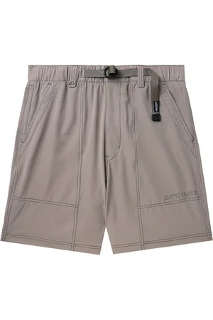Chocoolate Logo-appliqué belted shorts