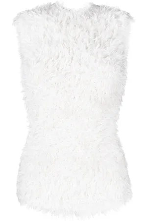 Totême Textured sleeveless silk top