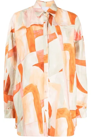 Acler Edmond watercolour-print shirt
