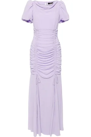 De La Vali Amandine ruched maxi dress