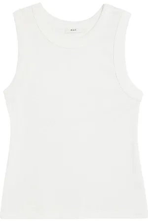 A.L.C. Hadley ribbed cotton tank top