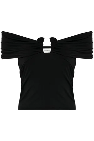MAGDA BUTRYM Off-shoulder cropped blouse