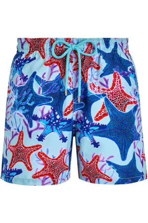 Vilebrequin Graphic-print drawstring swim shorts