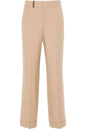 PESERICO SIGN Straight-leg trousers
