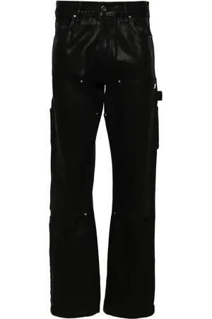 AMIRI Mid-rise straight-leg trousers