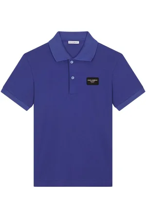 Dolce & Gabbana Logo-appliqué cotton polo shirt