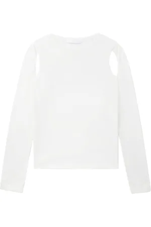 Helmut Lang Cut-out fine-knit jumper