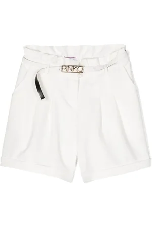 Pinko Logo-buckle shorts