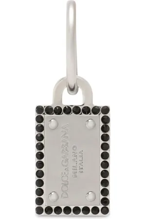 Dolce & Gabbana Logo-tag hoop earring
