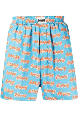 Natasha Zinko Happy-print cotton shorts
