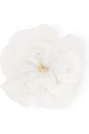 Dolce & Gabbana Floral-appliqué silk brooch