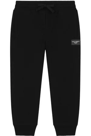 Dolce & Gabbana Logo-rubberised jersey track pants