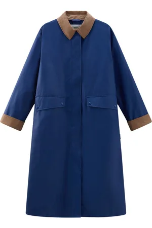 Woolrich Single-breasted two-tone coat