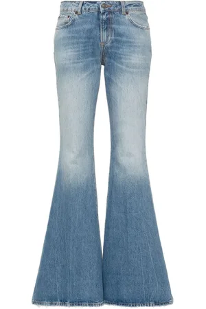 haikure Distressed wide-leg jeans