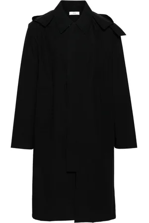 RIER Detachable-hood midi parka coat