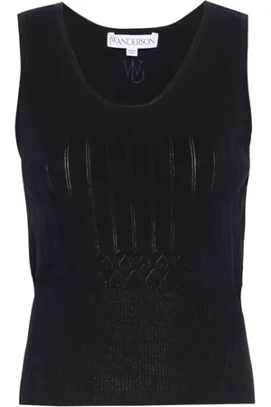 J.W.Anderson Sleeveless pointelle-knit top