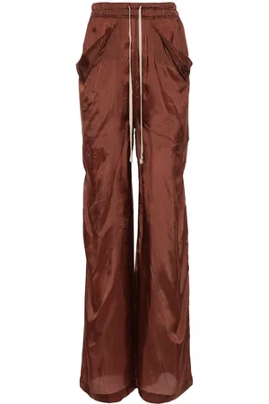 Rick Owens Satin straight trousers