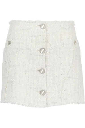 GCDS Tweed mini skirt