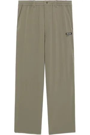 Izzue Logo-appliquéd trousers