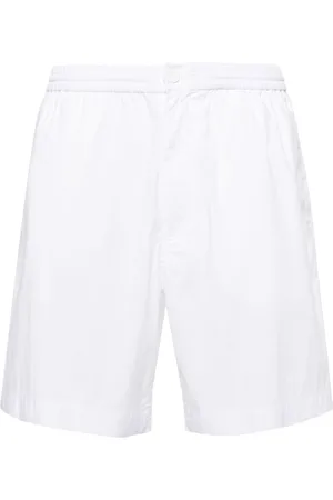 Aspesi Elasticated-waist poplin shorts