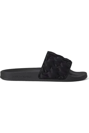 Karl Lagerfeld Monogram padded sandals