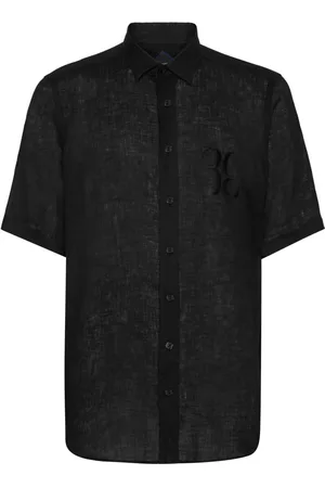 BILLIONAIRE Linen Silver Cut shirt