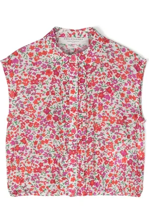 PHILOSOPHY DI LORENZO SERAFINI Floral-print cotton shirt