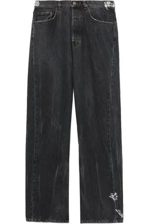 MAGLIANO Distressed straight-leg jeans