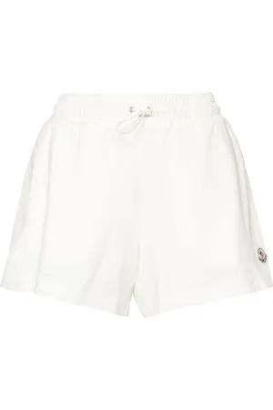 Moncler Logo-appliqué jersey shorts