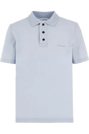 Salvatore Ferragamo Logo-embroidered cotton polo shirt