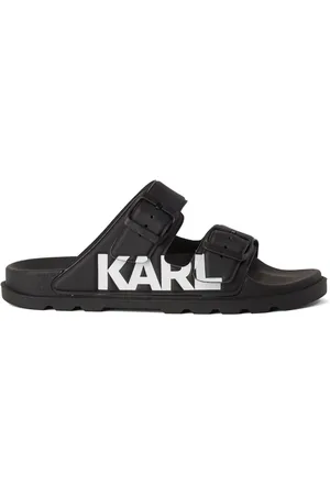 Karl Lagerfeld Kondo Tred double-strap sandals
