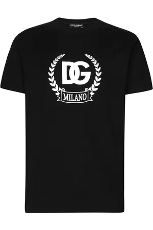 Dolce & Gabbana DG-print stretch-cotton T-shirt
