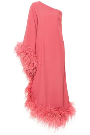 ‎Taller Marmo‎ Ubud feather-trim dress