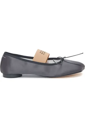 Maison Margiela Anatomic numbers-print ballerina shoes