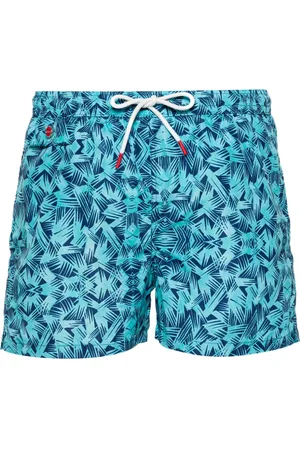 Kiton Graphic-print swim shorts
