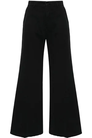 FORTE FORTE Mid -rise wide-leg trousers