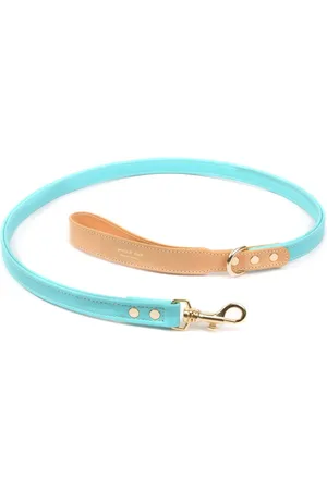 Sporty & Rich Logo-stamp leather dog leash