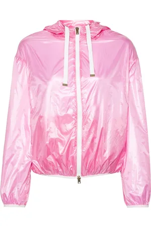 HERNO Logo-patch taffeta jacket