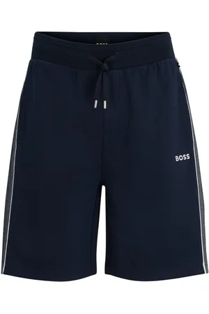 HUGO BOSS Logo-embroidered track shorts