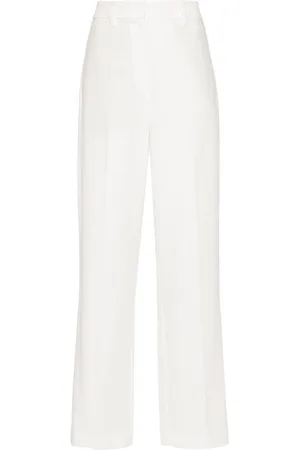 Brunello Cucinelli Pressed-crease straight-leg trousers